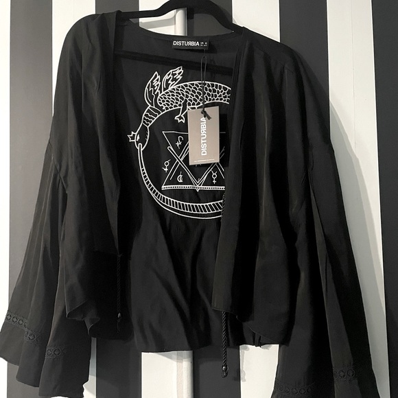 DISTURBIA kimono new w tags US8 UK12 - Picture 1 of 7